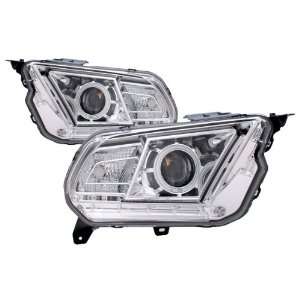  2010 2011 Ford Mustang CCFL Halo Projector Headlights (HID 