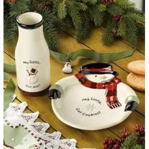  Plate and Milk Bottle Bake Shop Holiday Collection 