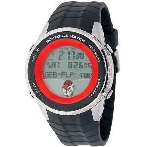  Georgia Bulldogs UGA Mens Schedule Wrist Watch