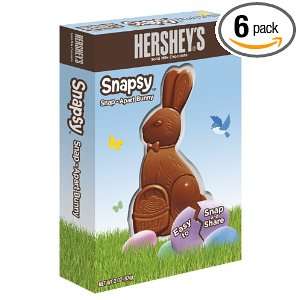 Hersheys Easter Solid Milk Chocolate Bunny, Snapsy, 2 Ounce Packages 