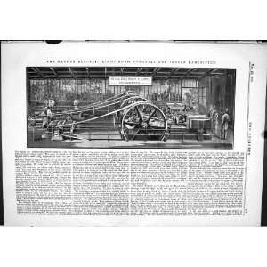 Engineering 1886 Garden Electric Light Shed Colonial Indian Exhibition