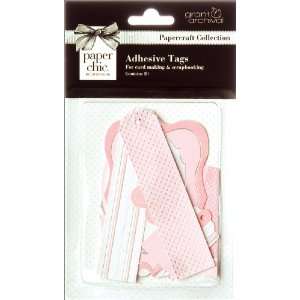  Paper Chic Adhesive Tags 20 Pack Pink Electronics