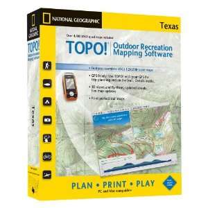  National Geographic TOPO Texas Software