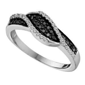   Crossover Wedding Anniversary Ring Band (0.23 cttw G   H Color I2