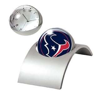  NIB Houston Texans NFL Spinning Desk Office Clock Sports 