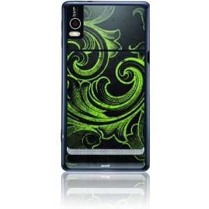   Skin for DROID 2   Green Flourish Cell Phones & Accessories