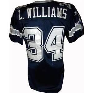 Lenny Williams #34 Cowboys Game Issued Navy Jersey (Size 44) (Tagged 