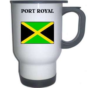  Jamaica   PORT ROYAL White Stainless Steel Mug 