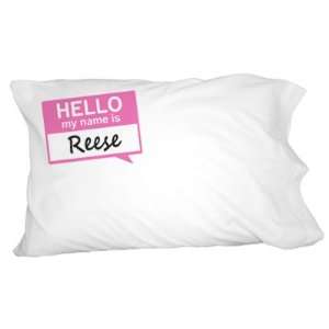  Reese Hello My Name Is Novelty Bedding Pillowcase Pillow 