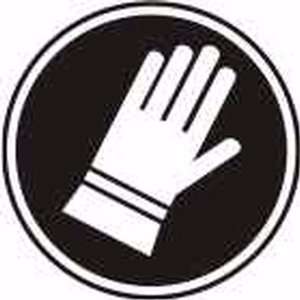  Labels HAND PROTECTION SYMBOL Size   UOM 4 (~100mm)   5 