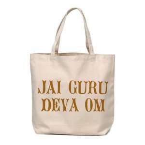  Jai Guru Deva Om Canvas Tote Bag 