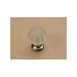   Frosted Tahoe 1 1/4 Glass Round Knob from the Tahoe Collection 18409
