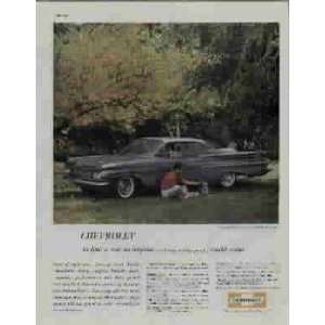  1959 Chevrolet Impala 2 Door Sport Coupe Ad, A3906 