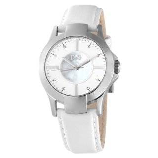   Round Boyfriend Analog Multi Function Silver and White Dial Watch