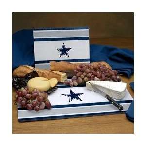  Dallas Cowboys Glass Cutting Board Set