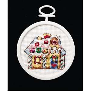  Gingerbread House Mini Counted Cross Stitch Kit