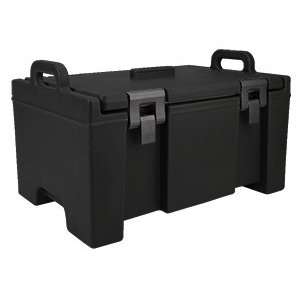 Black Cambro UPC100 Camcarrier Ultra Pan Carrier with Handles   Top 
