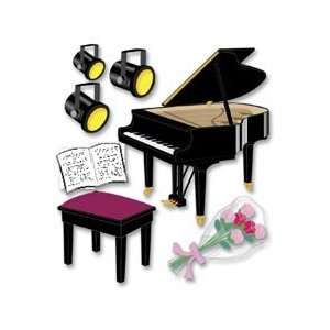   Dimensional Stickers   Piano Recital Piano Recital