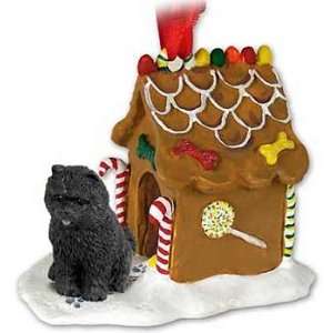  Black Chow Gingerbread House Christmas Ornament