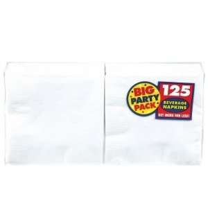   203339 Frosty White Big Party Pack  Beverage Napkins Toys & Games