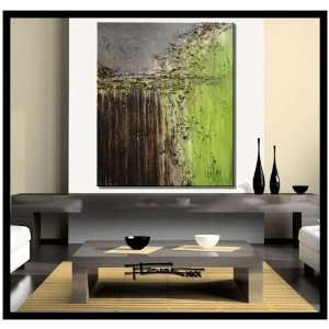 Modern Abstract Canvas Painting   Limited Edition Giclee   OF SERIOUS 