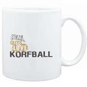    Mug White  Real guys love Korfball  Sports