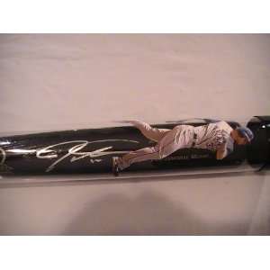   Signed Autographed Baseball Bat Coa Josh Hamilton