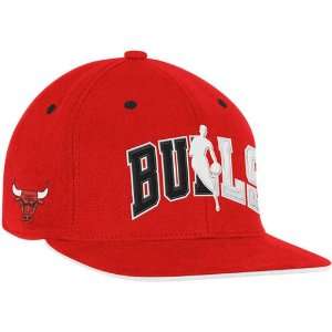  adidas Chicago Bulls Red Youth Official Draft Flex Fit Hat 