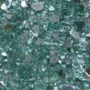  Green Reflective Artic Fire Pit Glass 4lbs Kitchen 