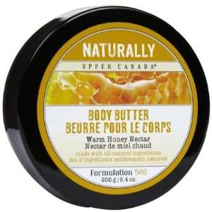 Upper Canada Soap Naturally Body Butter Warm Honey Nectar 
