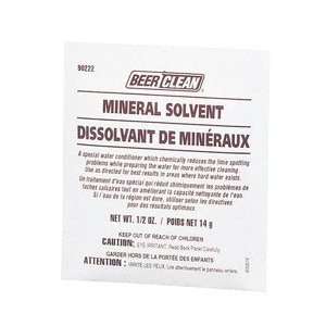 com Beer Clean Mineral Solvent, 1/2 Ounce (90222JD) Category Manual 