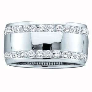 com Womens 1/2 Carat Diamond 14k White Gold Anniversary/Wedding Ring 