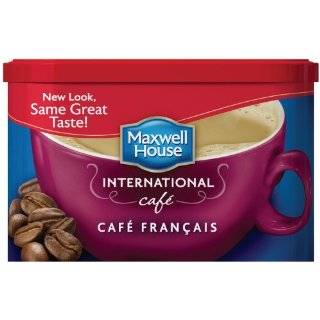 Maxwell House International Coffee Cafe Francais, 7.6 Ounce Cans (Pack 