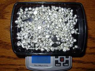 Silver 10 grams of shot nuggets bullion 154 grain commodity nice 
