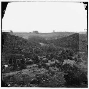  Belle Plain,Virginia. Encampment of 7,000 Confederates in 