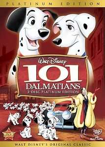 101 Dalmatians DVD, 2008, 2 Disc Set, Platinum Edition  