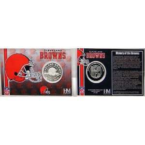  BSS   Cleveland Browns Team History Coin Card Everything 