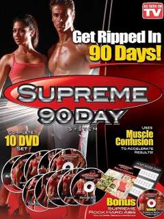 Supreme 90 Day System  Complete 10 DVD Set  