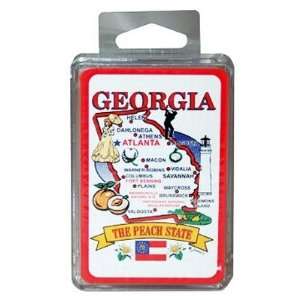  Georgia Playing Cards State Map 24 Display unit Case Pack 