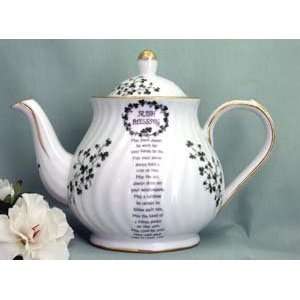  Irish Blessing Porcelain 6 Cup Teapot