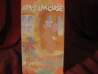 Angelmouse The Missing Message Animated Video VHS kids  
