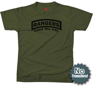 Rangers Lead The Way US Army Military New T shirt  