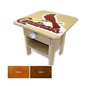   St. Louis Cardinals Side Table   Maple One Size