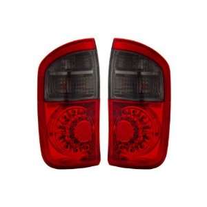  Red/Smoke LED Tail Lights (Does Not Fit Stepside Models) Automotive