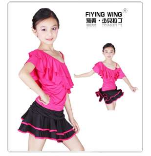 Childrens latin dress girls dancewear costume #FY007  