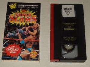wwe WWF SUPER SLAMS ~ 1995 Coliseum Video vhs & box SUPERSLAMS Bret vs 