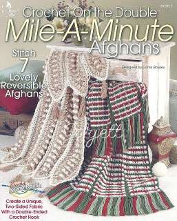 Mile A Minute Afghans, Crochet on the Double patterns  