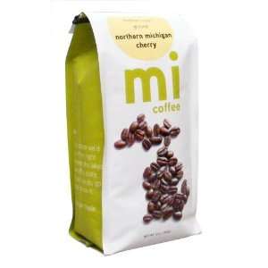 mi Northern Michigan Cherry Ground Coffee, 12 Ounce Bags (Pack of 6)