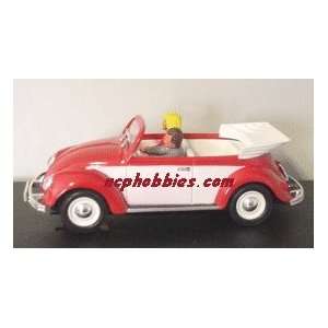  Pink Kar   VW Beetle Convertible Red Slot Car (Slot Cars 
