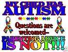 Adult T shirt Autism Awareness *Autistic* Advice